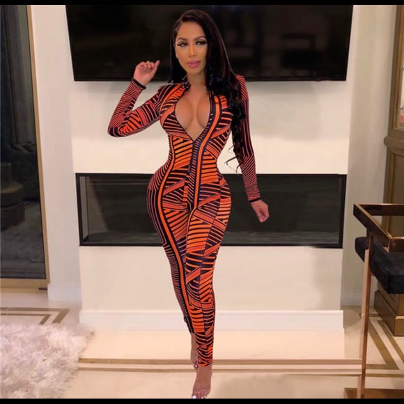 Women’s printed jumpsuit - Picture 1 of 1